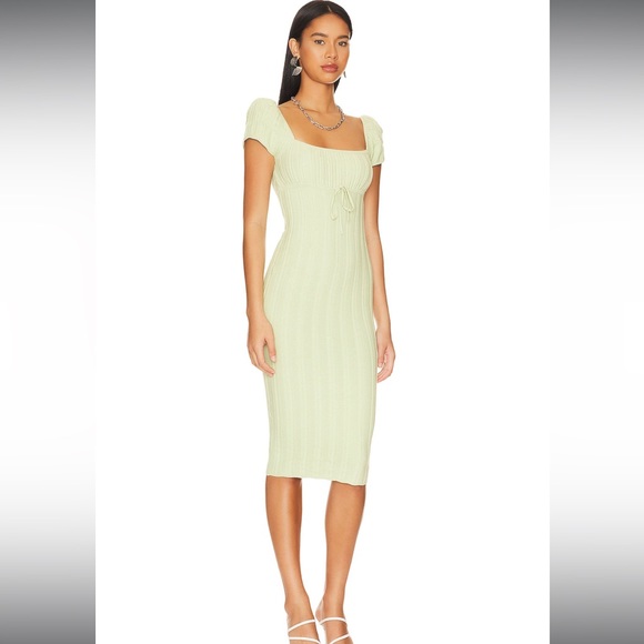 LPA Coco Dress in Lime - Picture 2 of 6